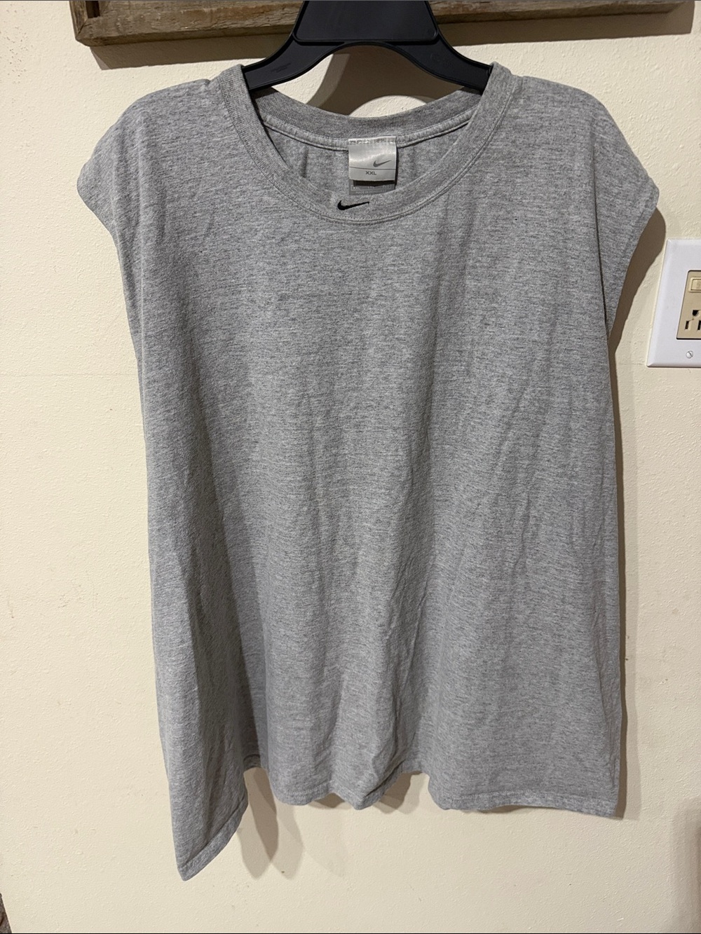 Nike Men’s XXL Vintage Y2K Oversized Muscle Work Out Tank Embroidered Swoosh